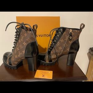 Louis Vuitton star trail ankle boot